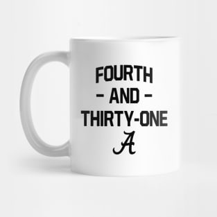 4th and 31 Alabama Football Ver.2 Mug